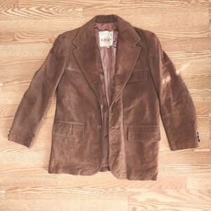 GUC Men's Gratis Sportswear 100% Leather Jacket, Size 44